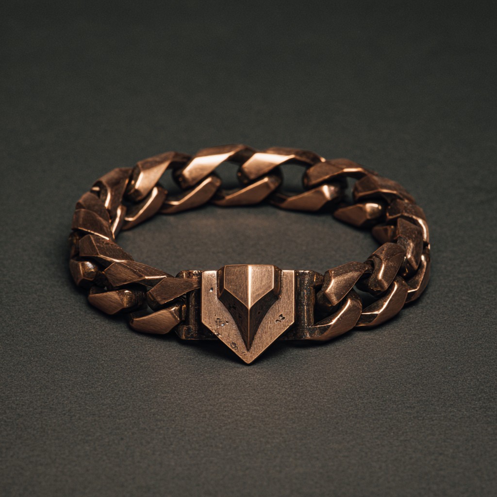 Faceted Shield Bracelet